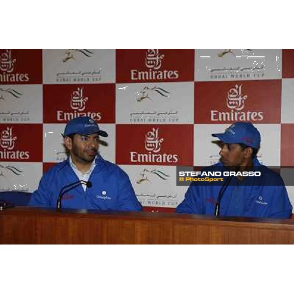 Saeed Bin Suroor and Mohammed Al Zarooni Dubai, Meydan racecourse - 29th march 2012 ph.Stefano Grasso
