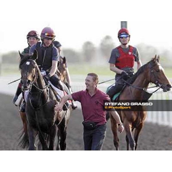 A path for So You Think after morning track works Dubai, Meydan racecourse - 30th march 2012 ph.Stefano Grasso