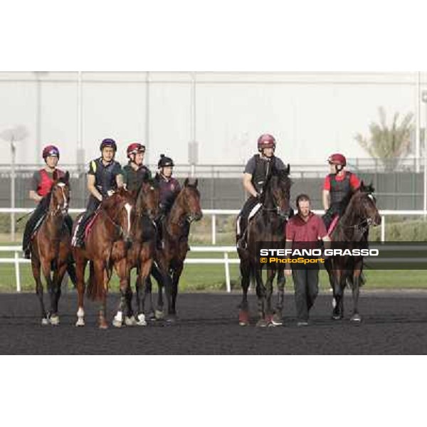 Morning track works - So You Think and Aidan O\'Brien team Dubai, Meydan racecourse - 30th march 2012 ph.Stefano Grasso