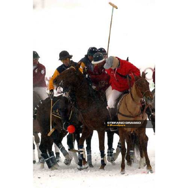 Cortina winter polo Cup 2004 Lake of Misurina febr. 21 2004 ph.Stefano Grasso