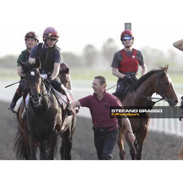 A path for So You Think after morning track works Dubai, Meydan racecourse - 30th march 2012 ph.Stefano Grasso