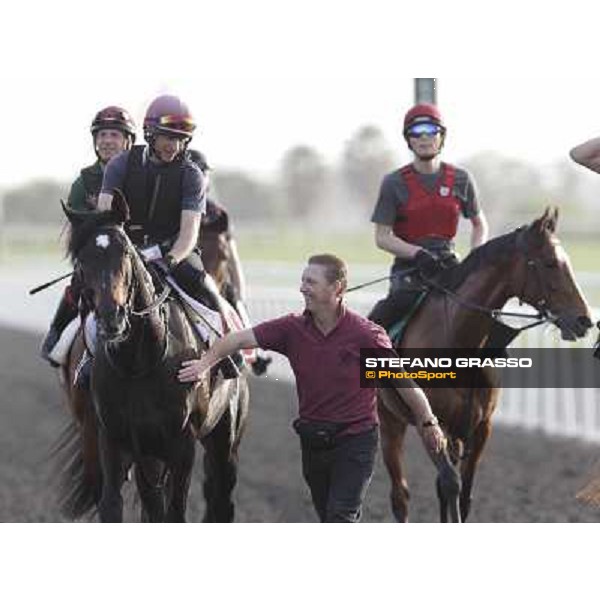 A path for So You Think after morning track works Dubai, Meydan racecourse - 30th march 2012 ph.Stefano Grasso