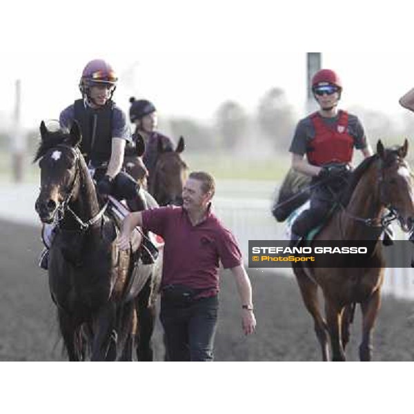 A path for So You Think after morning track works Dubai, Meydan racecourse - 30th march 2012 ph.Stefano Grasso