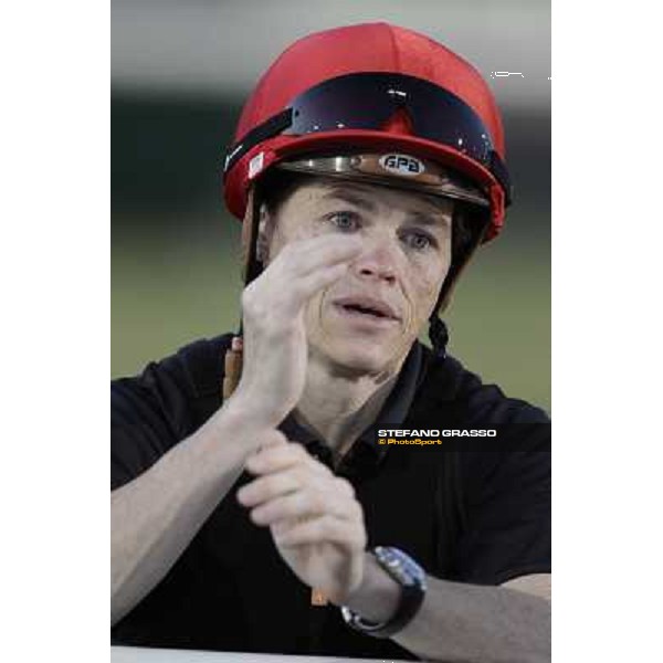 Craig Williams Morning track works Dubai, Meydan racecourse - 30th march 2012 ph.Stefano Grasso