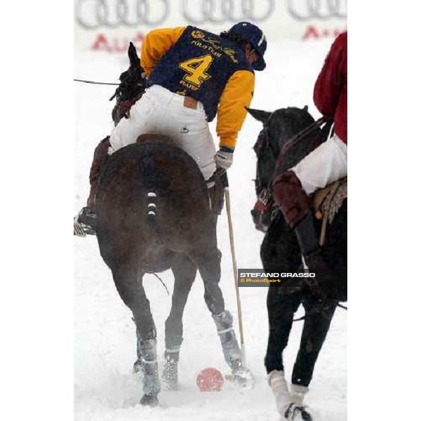 Cortina winter polo Cup 2004 Lake of Misurina febr. 21 2004 ph.Stefano Grasso
