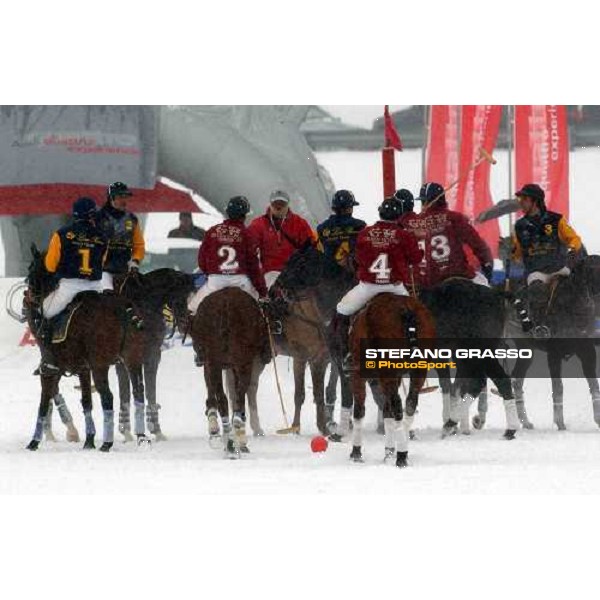 Cortina winter polo Cup 2004 Lake of Misurina febr. 21 2004 ph.Stefano Grasso