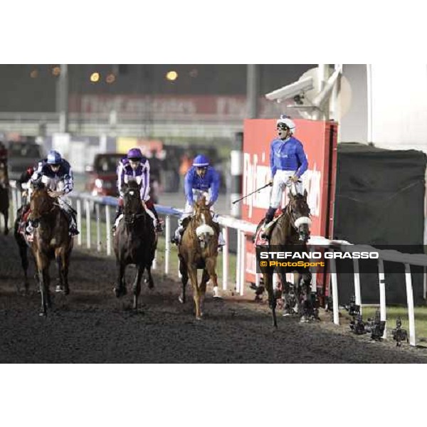 Mickael Barzalona on Monterosso triumphs in the Dubai World Cup Dubai - Meydan racecourse 31st march 2012 ph.Stefano Grasso