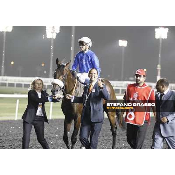 Mickael Barzalona on Monterosso triumphs in the Dubai World Cup Dubai - Meydan racecourse 31st march 2012 ph.Stefano Grasso