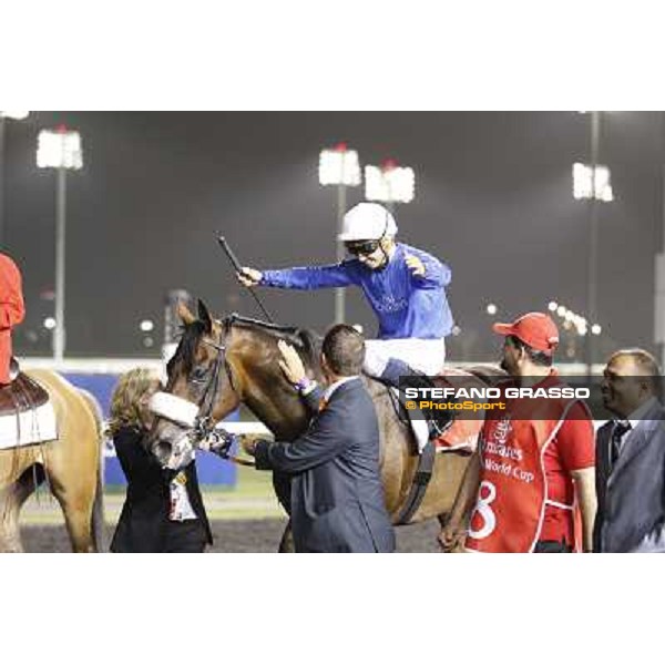 Mickael Barzalona on Monterosso triumphs in the Dubai World Cup Dubai - Meydan racecourse 31st march 2012 ph.Stefano Grasso