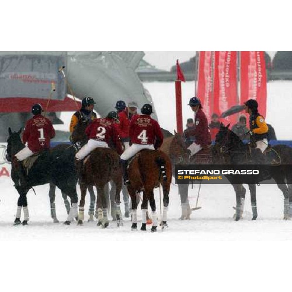 Cortina winter polo Cup 2004 Lake of Misurina febr. 21 2004 ph.Stefano Grasso