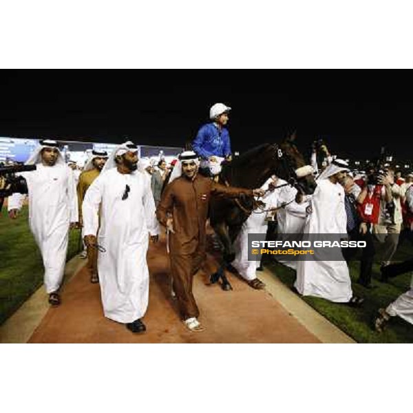 Mickael Barzalona on Monterosso triumphs in the Dubai World Cup Dubai - Meydan racecourse 31st march 2012 ph.Stefano Grasso