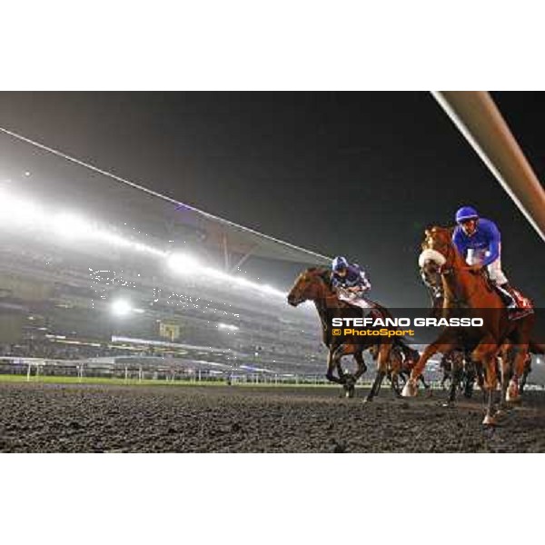 Ahmad Ajtebi on Capponi is second in the Dubai World Cup - Planteur is third Dubai - Meydan racecourse 31st march 2012 ph.Stefano Grasso