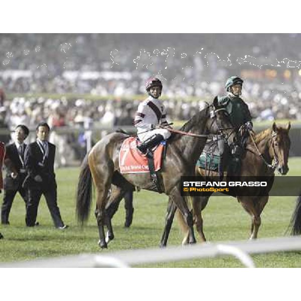 Planteur and Royal Delta before the start of the Dubai World Cup Dubai - Meydan racecourse 31st march 2012 ph.Stefano Grasso