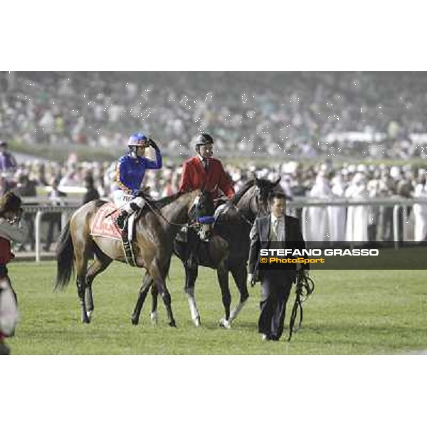 Chantal Sutherland on Game on Dude before the start of the Dubai World Cup Dubai - Meydan racecourse 31st march 2012 ph.Stefano Grasso