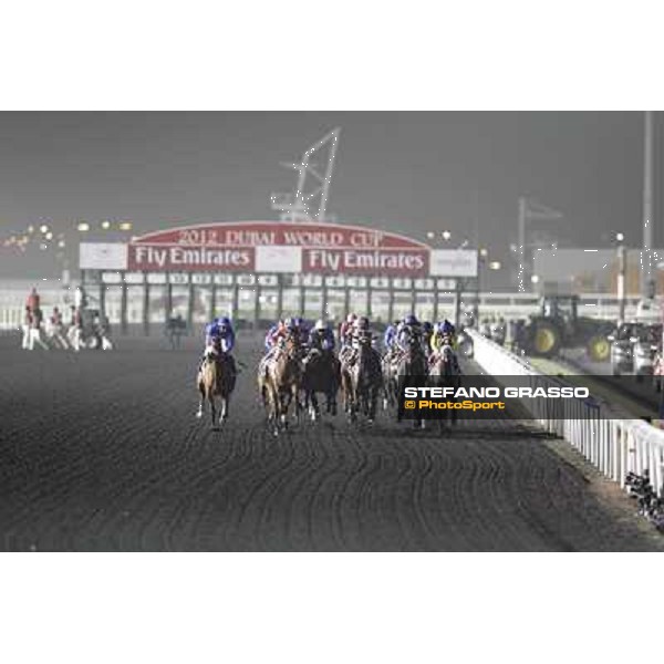 Mickael Barzalona on Monterosso triumphs in the Dubai World Cup Dubai - Meydan racecourse 31st march 2012 ph.Stefano Grasso