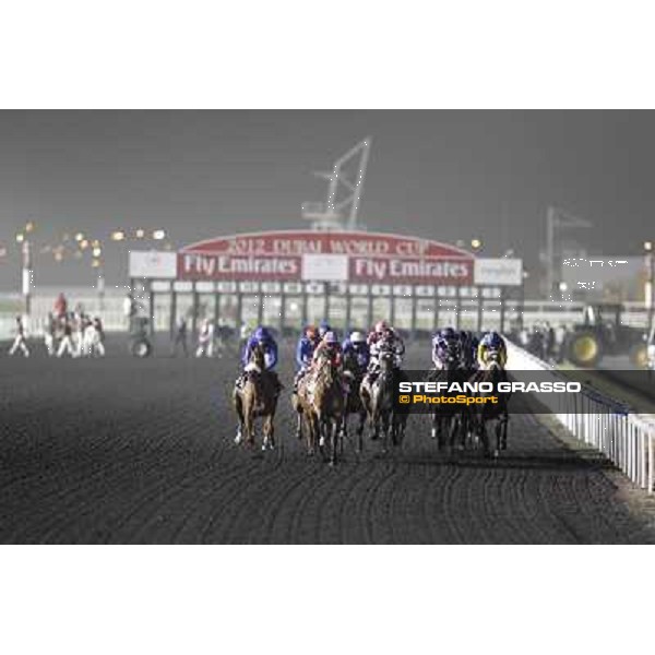 Mickael Barzalona on Monterosso triumphs in the Dubai World Cup Dubai - Meydan racecourse 31st march 2012 ph.Stefano Grasso