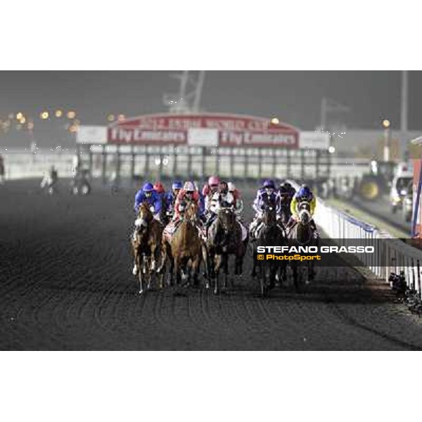 Mickael Barzalona on Monterosso triumphs in the Dubai World Cup Dubai - Meydan racecourse 31st march 2012 ph.Stefano Grasso