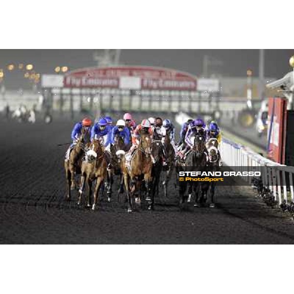 Mickael Barzalona on Monterosso triumphs in the Dubai World Cup Dubai - Meydan racecourse 31st march 2012 ph.Stefano Grasso