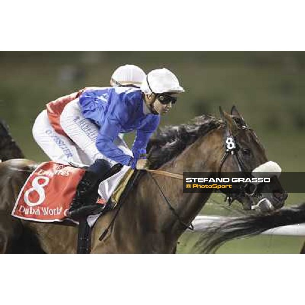 Mickael Barzalona on Monterosso triumphs in the Dubai World Cup Dubai - Meydan racecourse 31st march 2012 ph.Stefano Grasso