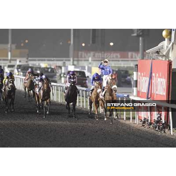 Mickael Barzalona on Monterosso triumphs in the Dubai World Cup Dubai - Meydan racecourse 31st march 2012 ph.Stefano Grasso