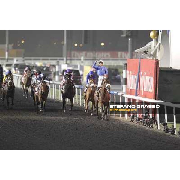 Mickael Barzalona on Monterosso triumphs in the Dubai World Cup Dubai - Meydan racecourse 31st march 2012 ph.Stefano Grasso