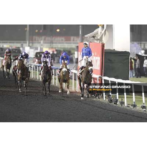 Mickael Barzalona on Monterosso triumphs in the Dubai World Cup Dubai - Meydan racecourse 31st march 2012 ph.Stefano Grasso