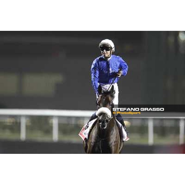 Mickael Barzalona on Monterosso triumphs in the Dubai World Cup Dubai - Meydan racecourse 31st march 2012 ph.Stefano Grasso