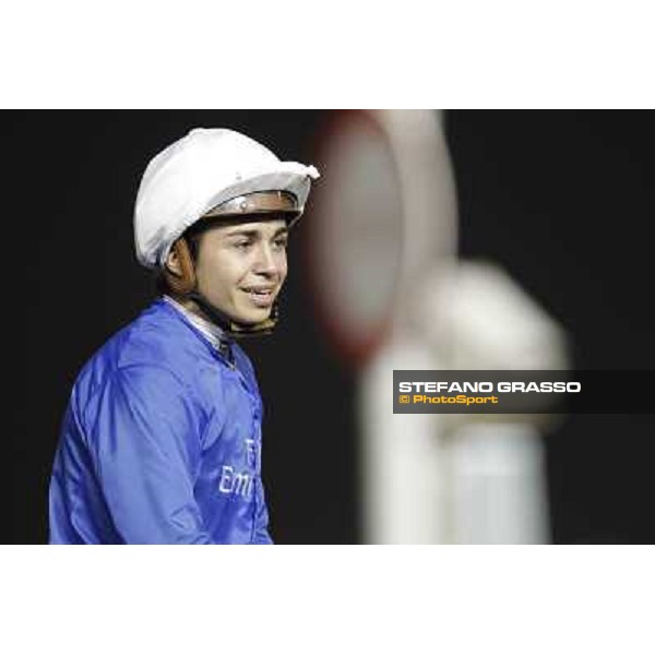 Mickael Barzalona on Monterosso triumphs in the Dubai World Cup Dubai - Meydan racecourse 31st march 2012 ph.Stefano Grasso