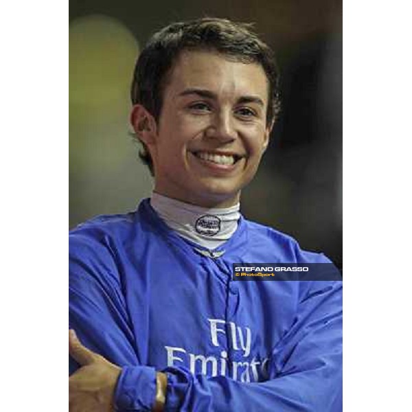 Mickael Barzalona on Monterosso triumphs in the Dubai World Cup Dubai - Meydan racecourse 31st march 2012 ph.Stefano Grasso