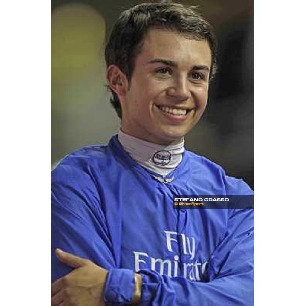 Mickael Barzalona on Monterosso triumphs in the Dubai World Cup Dubai - Meydan racecourse 31st march 2012 ph.Stefano Grasso