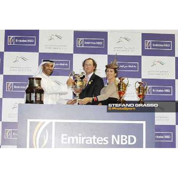 Dubai World Cup - Ortensia\'s winning connection - Al Quoz Sprint Dubai - Meydan racecourse 31st march 2012 ph.Stefano Grasso