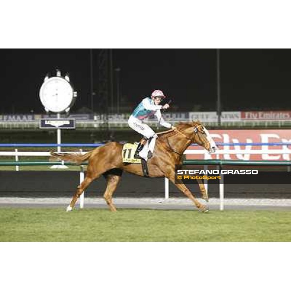 James Doyle on Cityscape goes to win the Dubai Duty Free Dubai World Cup Dubai - Meydan racecourse 31st march 2012 ph.Stefano Grasso