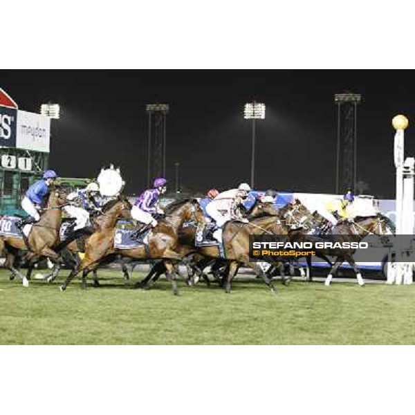 Dubai World Cup - start of Dubai Sheema Classic won by Cirrus des Aigles - Ryan Moore on Jakkalberry is third Dubai - Meydan racecourse 31st march 2012 ph.Stefano Grasso