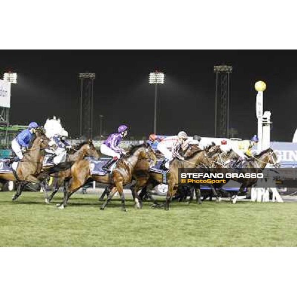 Dubai World Cup - start of Dubai Sheema Classic won by Cirrus des Aigles - Ryan Moore on Jakkalberry is third Dubai - Meydan racecourse 31st march 2012 ph.Stefano Grasso