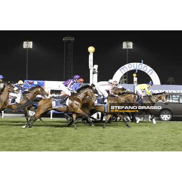 Dubai World Cup - start of Dubai Sheema Classic won by Cirrus des Aigles - Ryan Moore on Jakkalberry is third Dubai - Meydan racecourse 31st march 2012 ph.Stefano Grasso