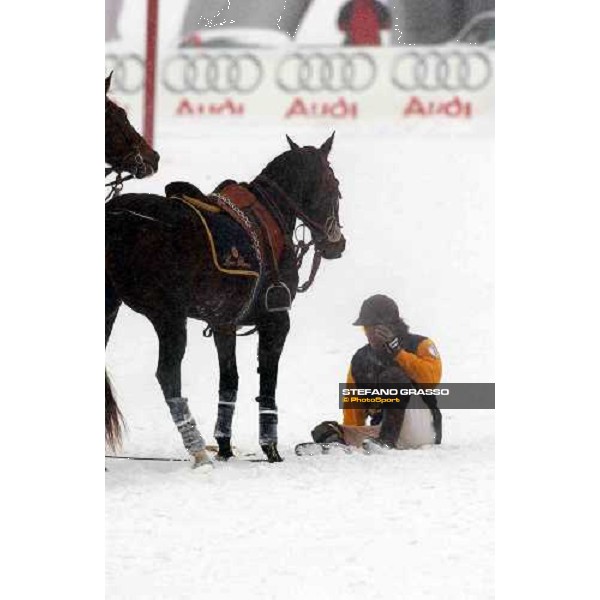 Cortina winter polo Cup 2004 Lake of Misurina febr. 21 2004 ph.Stefano Grasso