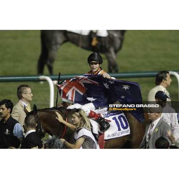 Dubai World Cup - Al Quoz Sprint - winner Craig Williams on Ortensia Dubai - Meydan racecourse 31st march 2012 ph.Stefano Grasso