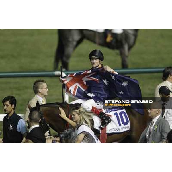 Dubai World Cup - Al Quoz Sprint - winner Craig Williams on Ortensia Dubai - Meydan racecourse 31st march 2012 ph.Stefano Grasso