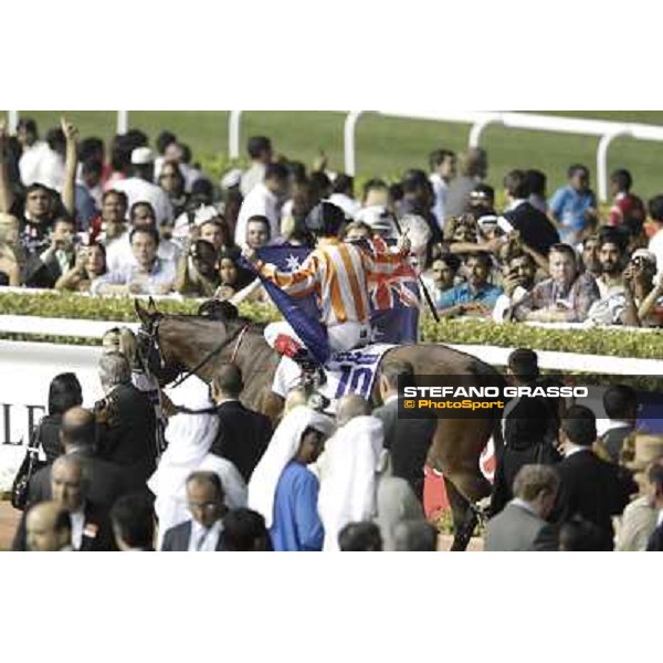 Dubai World Cup - Al Quoz Sprint - winner Craig Williams on Ortensia Dubai - Meydan racecourse 31st march 2012 ph.Stefano Grasso