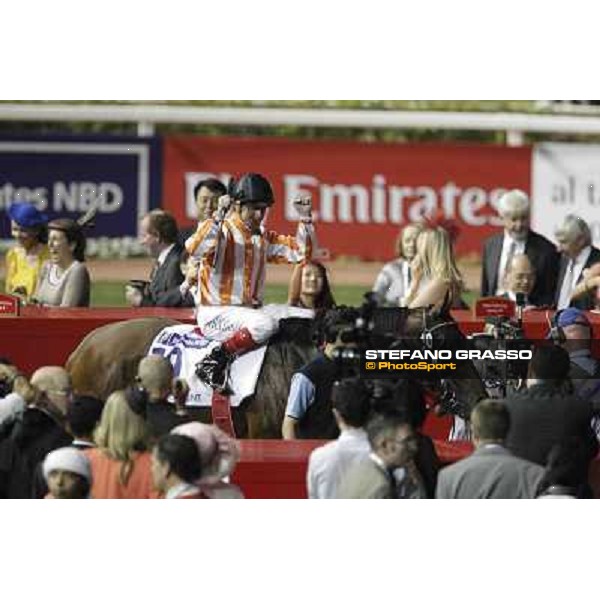 Dubai World Cup - Al Quoz Sprint - winner Craig Williams on Ortensia Dubai - Meydan racecourse 31st march 2012 ph.Stefano Grasso