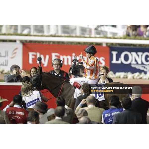 Dubai World Cup - Al Quoz Sprint - winner Craig Williams on Ortensia Dubai - Meydan racecourse 31st march 2012 ph.Stefano Grasso