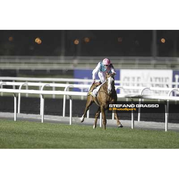 James Doyle on Cityscape goes to win the Dubai Duty Free Dubai World Cup Dubai - Meydan racecourse 31st march 2012 ph.Stefano Grasso