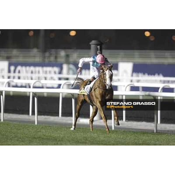 James Doyle on Cityscape goes to win the Dubai Duty Free Dubai World Cup Dubai - Meydan racecourse 31st march 2012 ph.Stefano Grasso