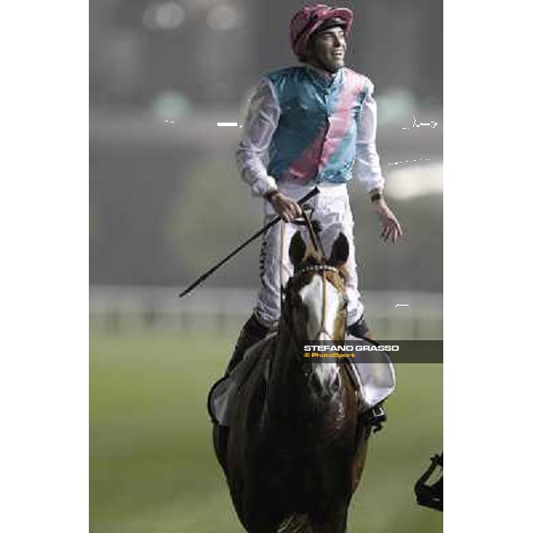 James Doyle on Cityscape after winning the Dubai Duty Free Dubai World Cup Dubai - Meydan racecourse 31st march 2012 ph.Stefano Grasso