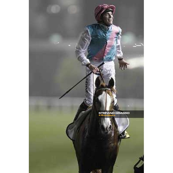 James Doyle on Cityscape after winning the Dubai Duty Free Dubai World Cup Dubai - Meydan racecourse 31st march 2012 ph.Stefano Grasso