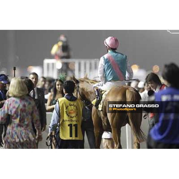 James Doyle on Cityscape after winning the Dubai Duty Free Dubai World Cup Dubai - Meydan racecourse 31st march 2012 ph.Stefano Grasso