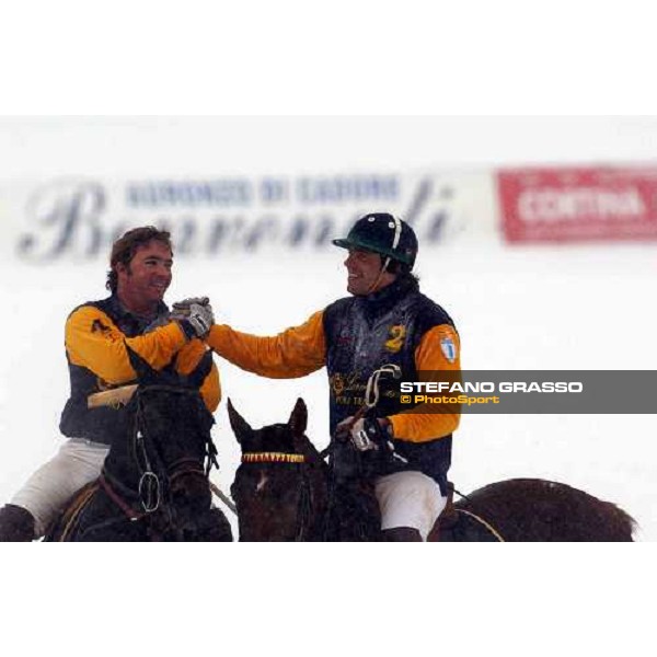 Cortina winter polo Cup 2004 Lake of Misurina febr. 21 2004 ph.Stefano Grasso