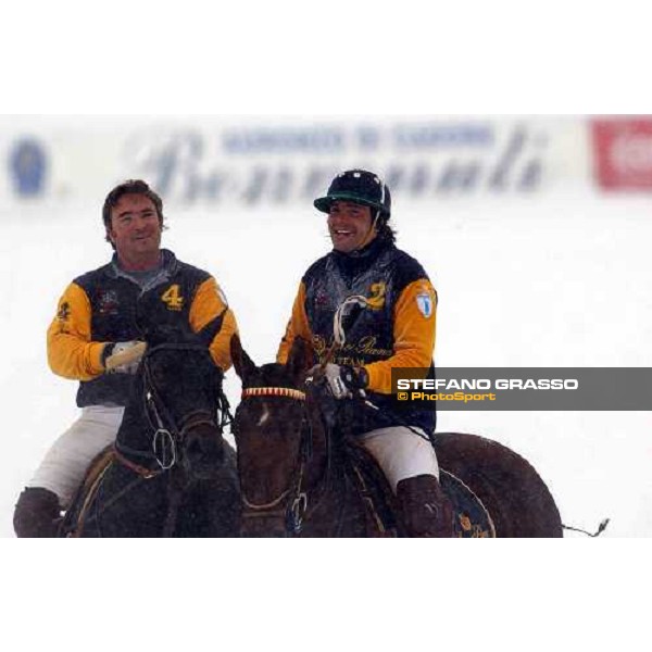 Cortina winter polo Cup 2004 Lake of Misurina febr. 21 2004 ph.Stefano Grasso