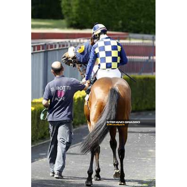 Fabio Branca on Touch of Luck Rome - Capannelle Racecourse, 6th april 2012 ph.Stefano Grasso