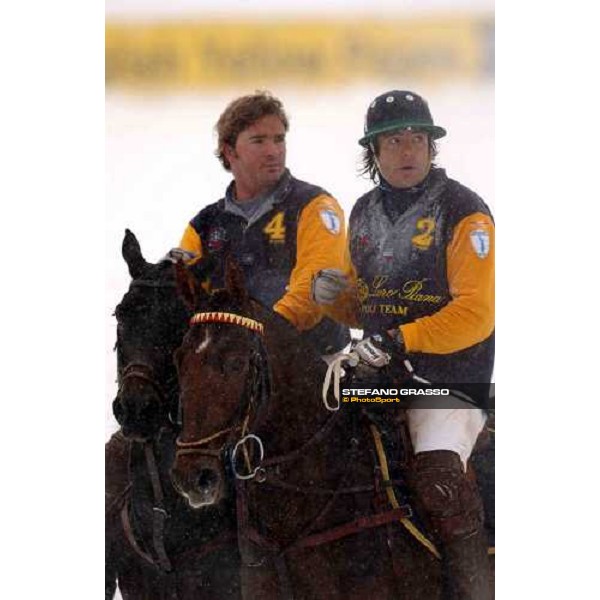 Cortina winter polo Cup 2004 Lake of Misurina febr. 21 2004 ph.Stefano Grasso